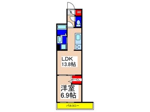 グラナーデ高野台の物件間取画像